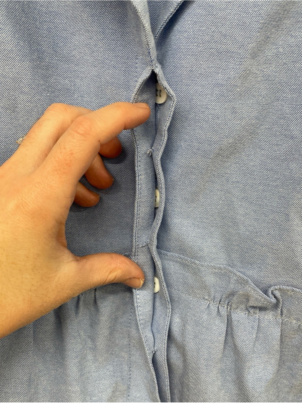 Tuckernuck Sleeveless Shirt Dress in Light Blue - Picture 4 of 10